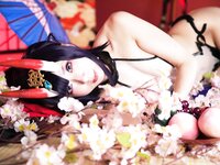 [Cosplay] Sachibudou さちぶどう - Red Sky 朱天 -しゅてん- Vol. 116