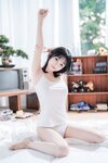 [Cosplay] Ningning Sakurai 桜井宁宁 - Suspender Girl 吊带女孩