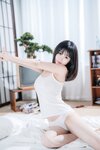 [Cosplay] Ningning Sakurai 桜井宁宁 - Suspender Girl 吊带女孩