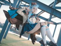 [Cosplay] KiKi 蓝小沂 - Arknights 明日方舟