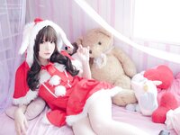 [Cosplay] 霜月shimo - NO.027 兔子圣诞节 [12P-126MB]