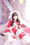 [Cosplay] 霜月shimo - NO.027 兔子圣诞节 [12P-126MB]