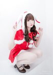 [Cosplay] 霜月shimo - NO.027 兔子圣诞节 [12P-126MB]