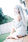 [Cosplay] 萌芽儿o0 - 白泳装