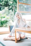 [Cosplay] 萌芽儿o0 - 白泳装