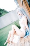 [Cosplay] 萌芽儿o0 - 白泳装