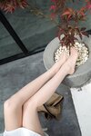 [Cosplay] Sia不吃鱼 纯白超短裙