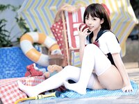 [Cosplay] Bangni邦尼 - 反差JK泳装