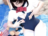 [Cosplay] Bangni邦尼 - 反差JK泳装