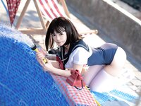 [Cosplay] Bangni邦尼 - 反差JK泳装