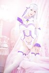 [Cosplay] 霜月shimo - NO.006 艾米莉亚 [17P-218MB]