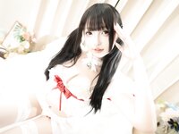[Cosplay] 萝莉神楽板真冬之草莓蛋糕