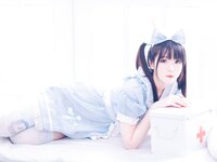 [Cosplay] 霜月shimo - NO.004 女仆裙 [14P-158MB]