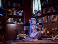 [Cosplay] Hana 花柒 - Patchouli Pajamas 帕秋莉睡衣