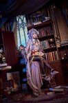 [Cosplay] Hana 花柒 - Patchouli Pajamas 帕秋莉睡衣