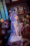 [Cosplay] Hana 花柒 - Patchouli Pajamas 帕秋莉睡衣