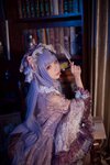 [Cosplay] Hana 花柒 - Patchouli Pajamas 帕秋莉睡衣