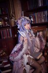 [Cosplay] Hana 花柒 - Patchouli Pajamas 帕秋莉睡衣