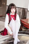 [Cosplay] Rinaijiao 日奈娇 - JK Girl Red Skirt JK少女红裙