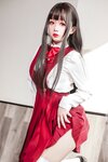 [Cosplay] Rinaijiao 日奈娇 - JK Girl Red Skirt JK少女红裙