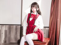 [Cosplay] Rinaijiao 日奈娇 - JK Girl Red Skirt JK少女红裙
