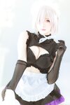 [Cosplay] 霜月shimo - NO.011 玛修女仆 [14P-131MB]