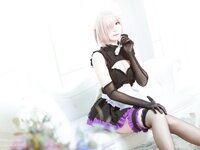 [Cosplay] 霜月shimo - NO.011 玛修女仆 [14P-131MB]