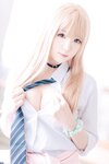 [Cosplay] 霜月shimo - NO.048 金发制服 [8P-125MB]