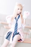 [Cosplay] 霜月shimo - NO.048 金发制服 [8P-125MB]