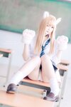 [Cosplay] 霜月shimo - NO.048 金发制服 [8P-125MB]