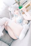[Cosplay] 霜月shimo - NO.038 ベビードールと灰色ねこ [15P-266MB]