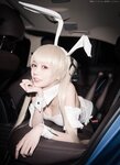 [Cosplay] Ni De Fu Qing 你的负卿 - Sky Sister Bunny Girl  Inside the Car 穹妹兔女郎（车内）