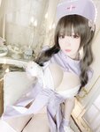 [Cosplay] 霜月shimo - NO.091 紫护士 [20P-130MB]