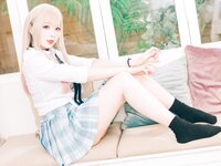 [Cosplay] 霜月shimo - NO.091 紫护士 [20P-130MB]