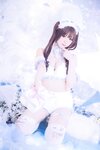 [Cosplay] 霜月shimo - NO.101 White Bear [16P-384MB]