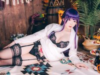 [Cosplay] 霜月shimo - NO.101 White Bear [16P-384MB]