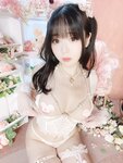 [Cosplay] 霜月shimo - NO.101 White Bear [16P-384MB]