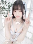[Cosplay] 霜月shimo - NO.101 White Bear [16P-384MB]