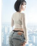 Kang In-kyung (강인경) - White T-Shirt and Jeans Concept