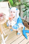 [Cosplay] Momo 慕慕 - Hololive Gura 鲨鱼制服