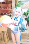 [Cosplay] Momo 慕慕 - Hololive Gura 鲨鱼制服