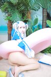 [Cosplay] Momo 慕慕 - Hololive Gura 鲨鱼制服