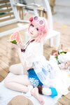 [Cosplay] 焖焖碳 - 明日方舟 澄闪泳装