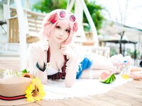 [Cosplay] 焖焖碳 - 明日方舟 澄闪泳装