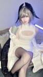 [Cosplay] 山崎雷纳 - 阿克奈兹霍尔海亚竖毛衣