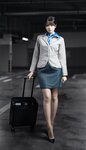 [Cosplay] 轩萧学姐 - 空姐车库