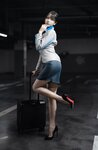 [Cosplay] 轩萧学姐 - 空姐车库