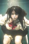 [Cosplay] 落落Raku - 水泳馆