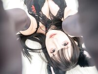 [Cosplay] 萝莉神楽板真冬之黑猫诱惑