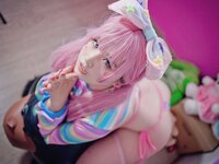 [Cosplay] 阿半今天很开心 - 粉色双马尾